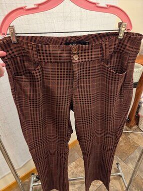 TORRID Studio Plaid Boot Cut Pant